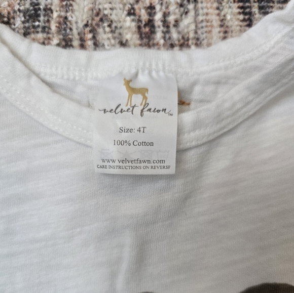 Velvet Fawn rodeo tee 4T - Picture 2 of 2
